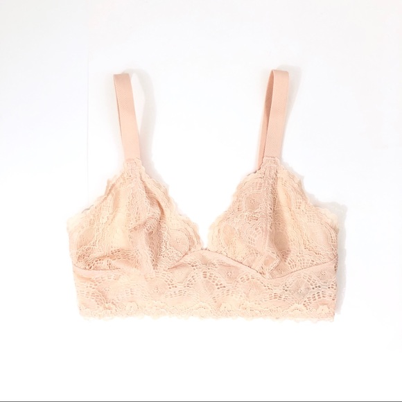 Free People Other - Intimately Free People Pale Pink Lace Bralette